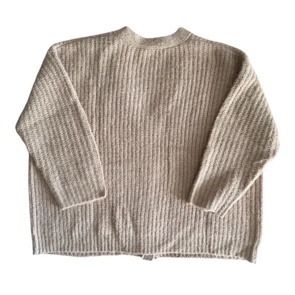 Jenni Kayne Alpaca Cocoon Cardigan Sweater Size XXL Cream - Picture 2 of 8
